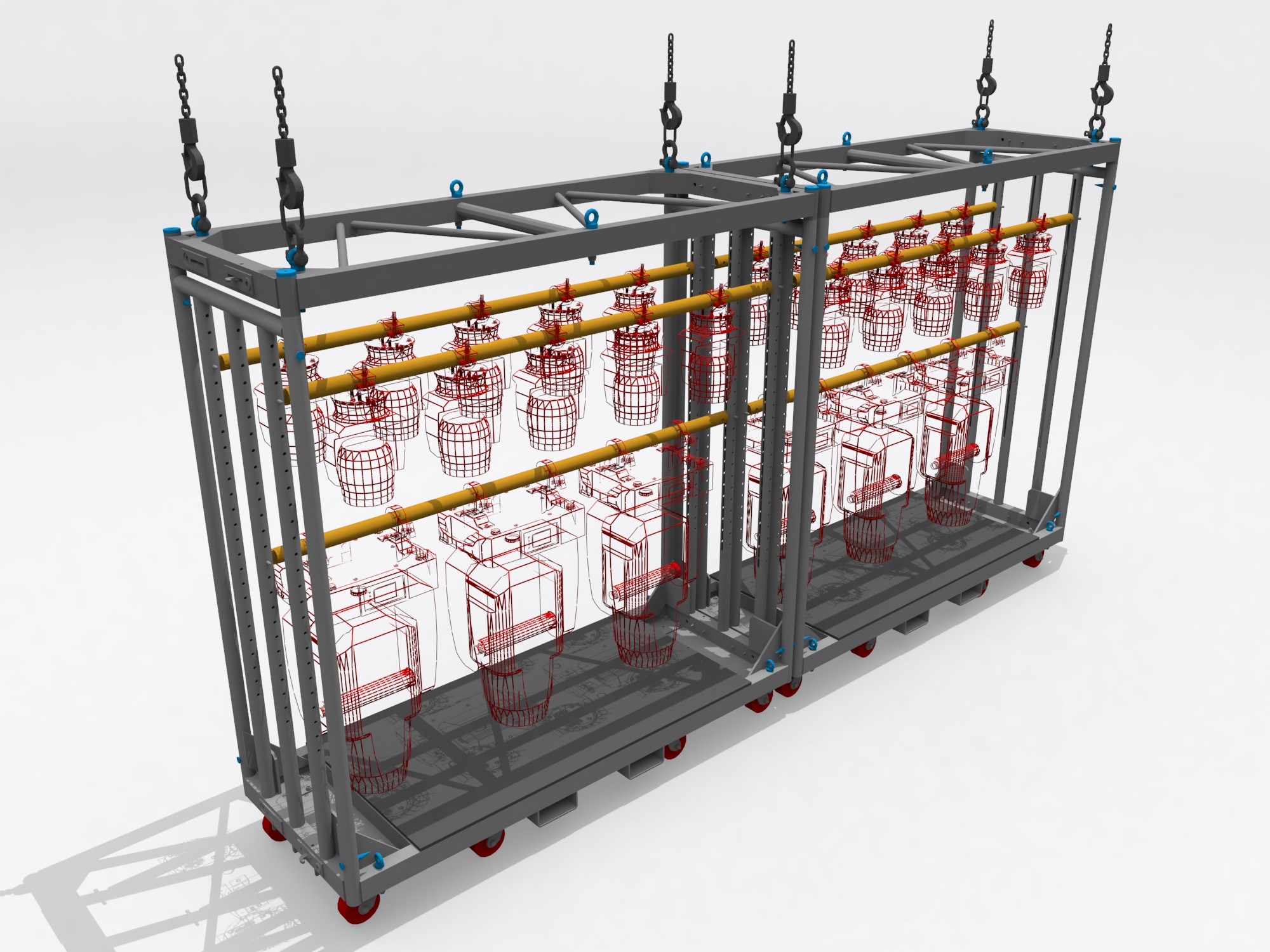 TSG Meat rack flown row