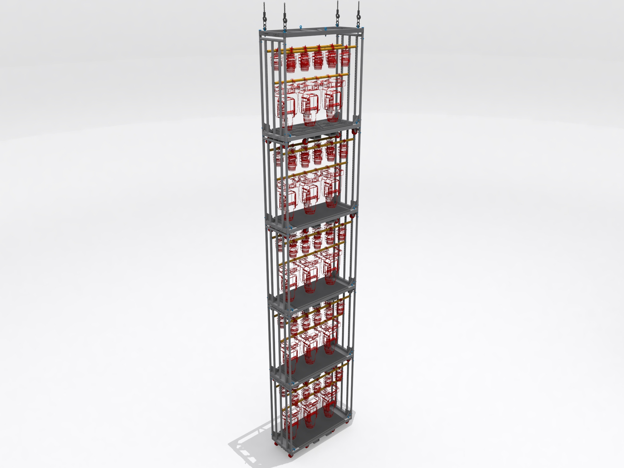 TSG Meat rack flown tower configuration